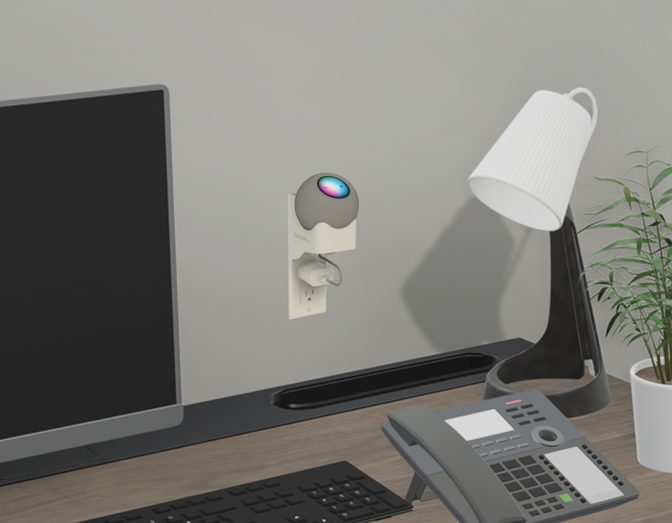 HomePod Mini Decora Outlet Wall Mount