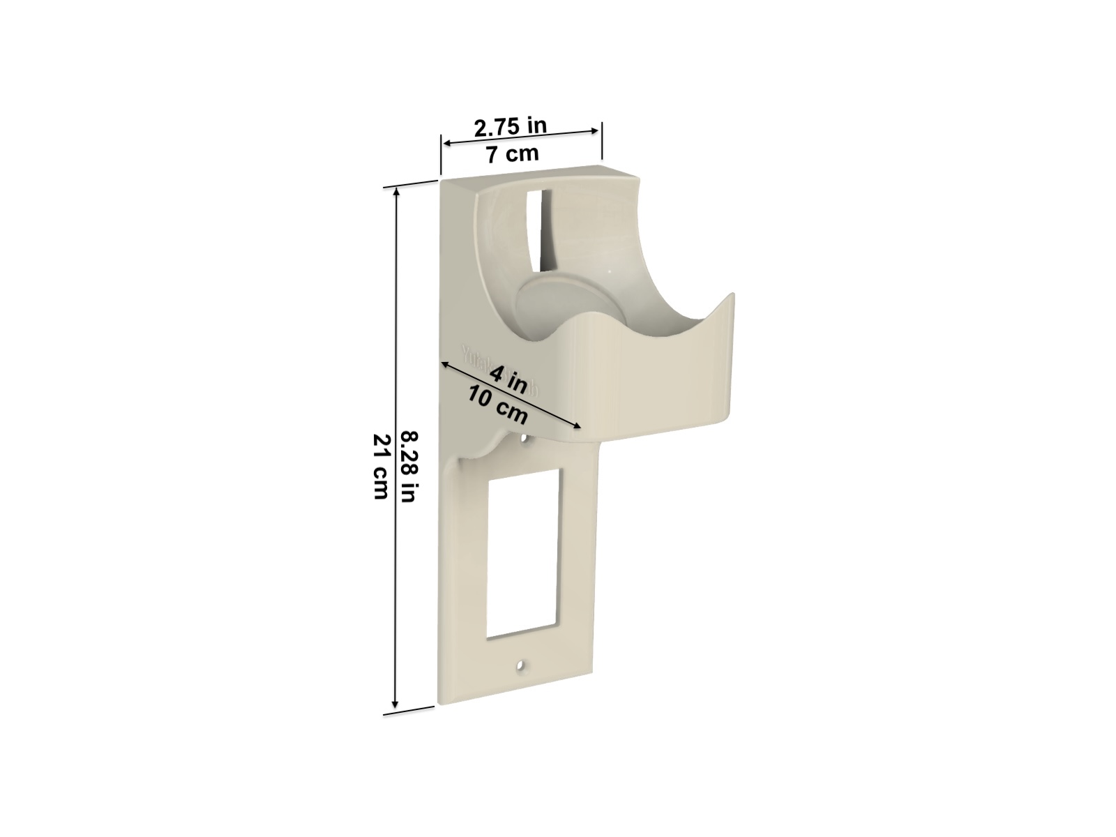 HomePod Mini Decora Outlet Mount dimensions